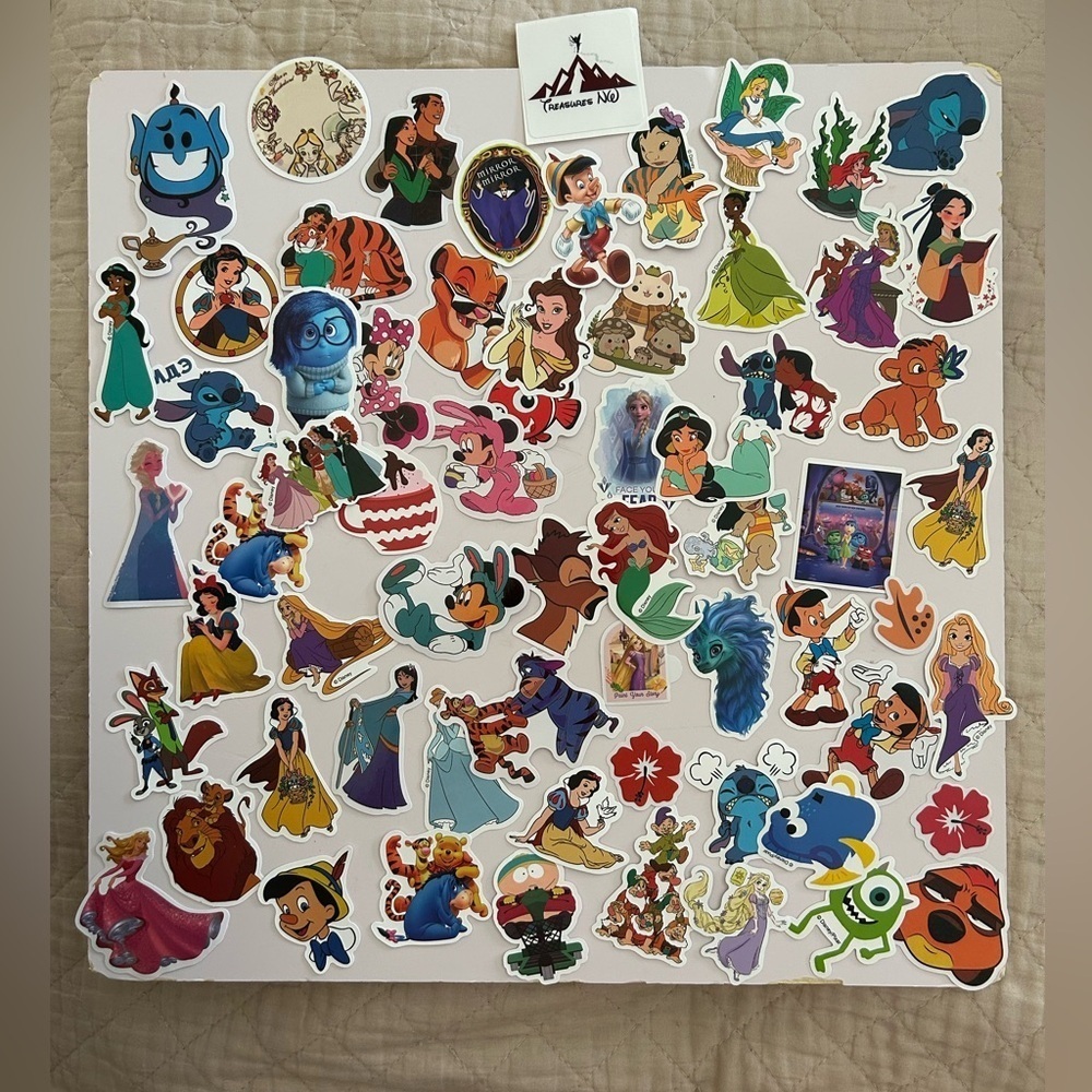 Disney Stickers Lot Of 70  Brand New
